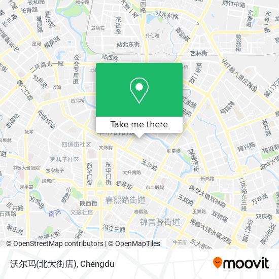 沃尔玛(北大街店) map