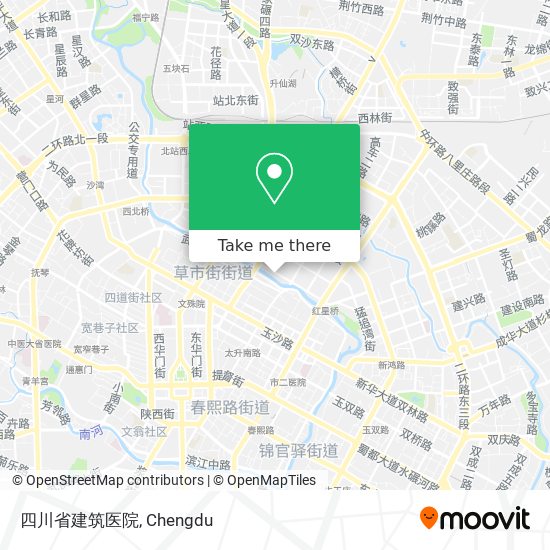 四川省建筑医院 map
