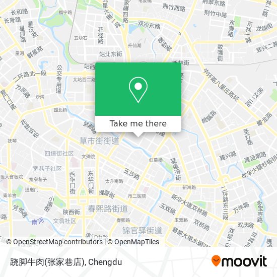 跷脚牛肉(张家巷店) map