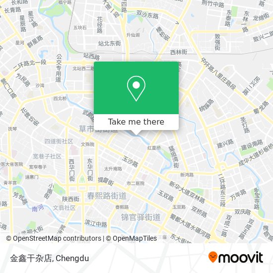 金鑫干杂店 map