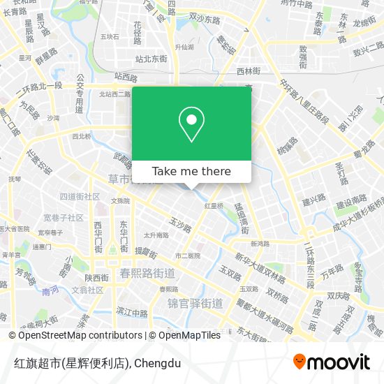 红旗超市(星辉便利店) map