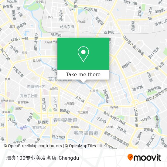 漂亮100专业美发名店 map