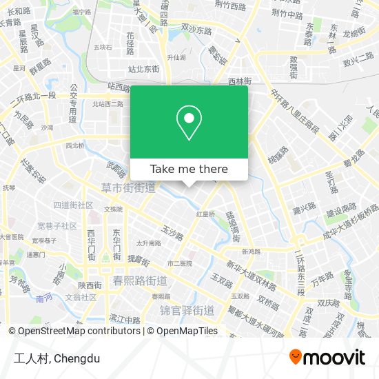 工人村 map