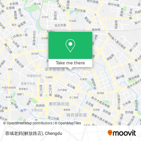 蓉城老妈(解放路店) map