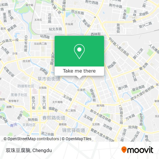 双珠豆腐脑 map