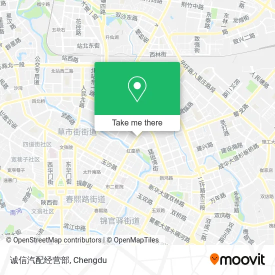 诚信汽配经营部 map