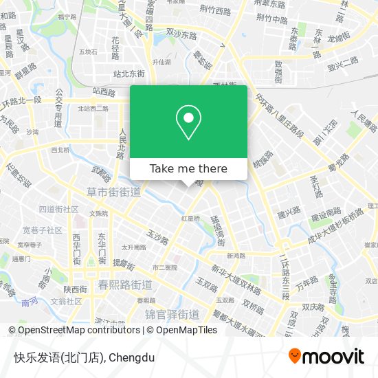 快乐发语(北门店) map