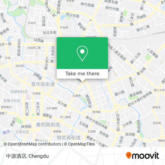 中源酒店 map