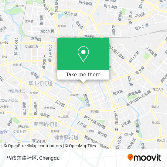 马鞍东路社区 map