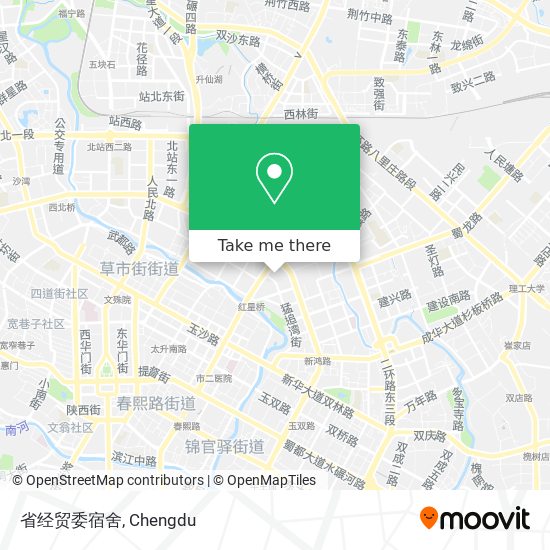 省经贸委宿舍 map