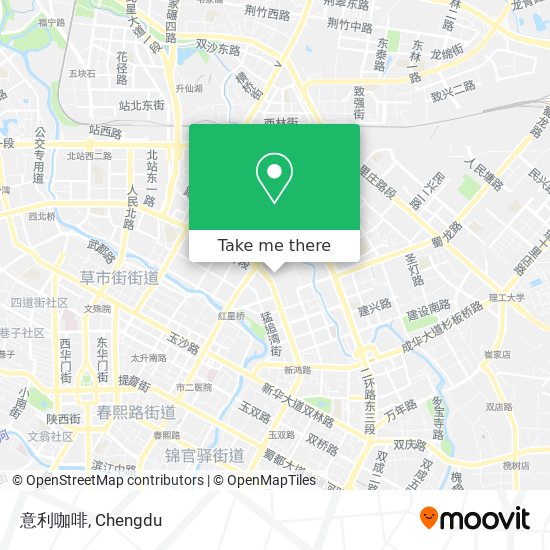 意利咖啡 map