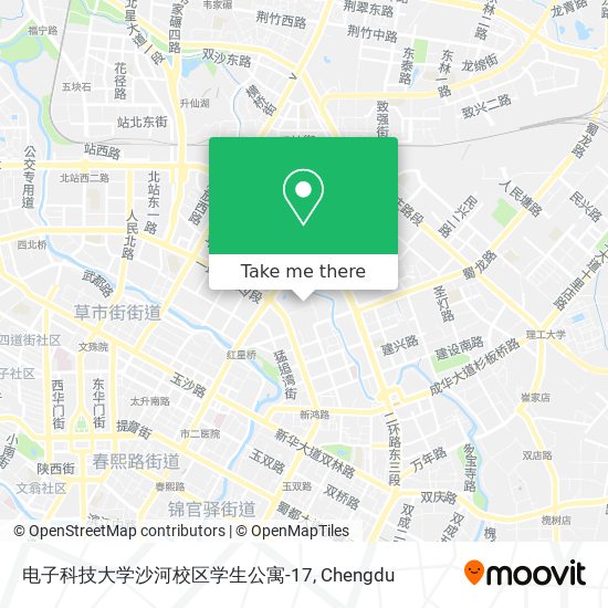 电子科技大学沙河校区学生公寓-17 map