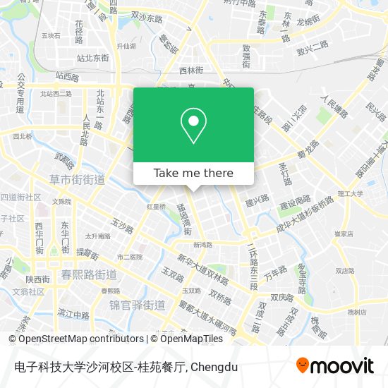 电子科技大学沙河校区-桂苑餐厅 map