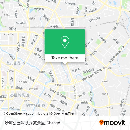 沙河公园科技秀苑景区 map