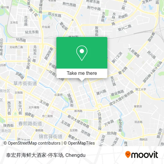 泰宏昇海鲜大酒家-停车场 map