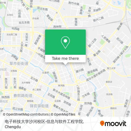 电子科技大学沙河校区-信息与软件工程学院 map