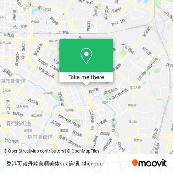 香港可诺丹婷美颜美体spa连锁 map