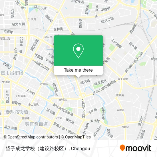 望子成龙学校（建设路校区） map