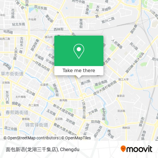 面包新语(龙湖三千集店) map