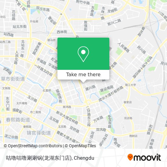 咕噜咕噜涮涮锅(龙湖东门店) map