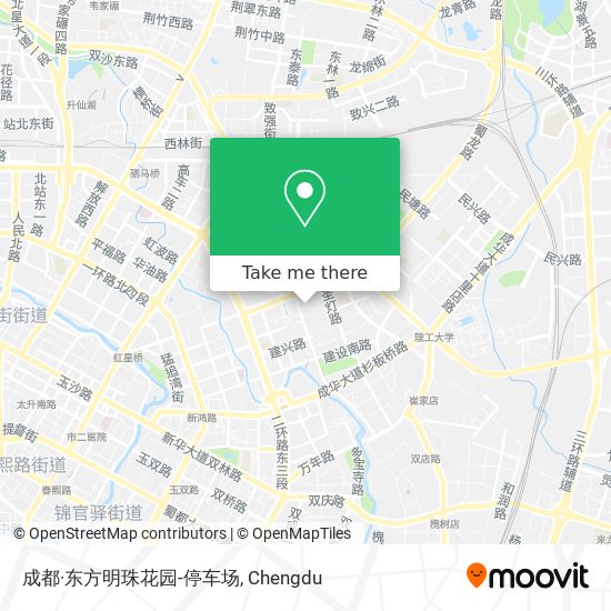 成都·东方明珠花园-停车场 map
