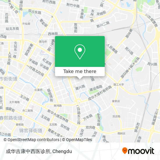成华吉康中西医诊所 map