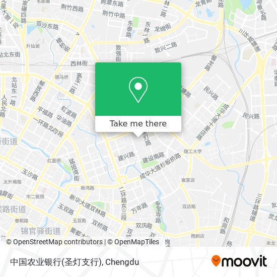 中国农业银行(圣灯支行) map