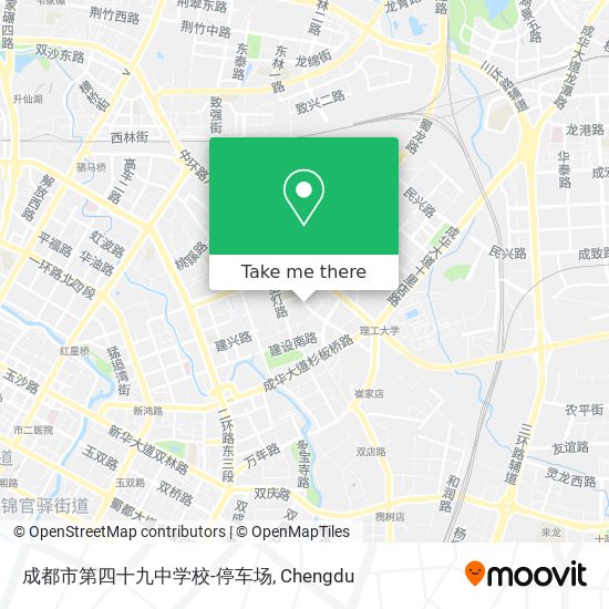 成都市第四十九中学校-停车场 map