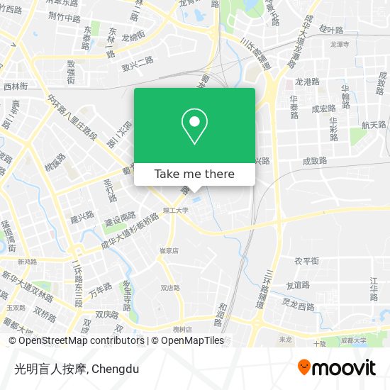 光明盲人按摩 map