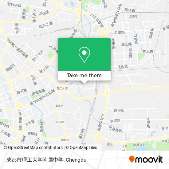 成都市理工大学附属中学 map