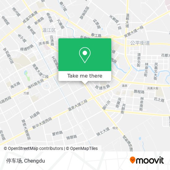 停车场 map