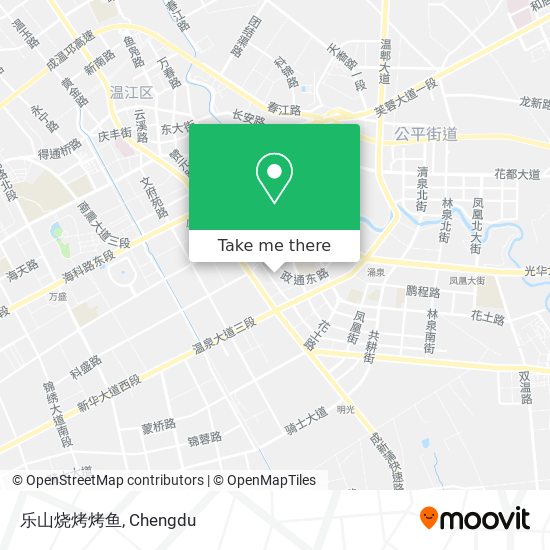 乐山烧烤烤鱼 map
