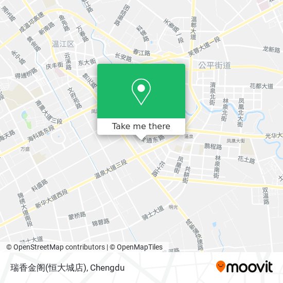 瑞香金阁(恒大城店) map