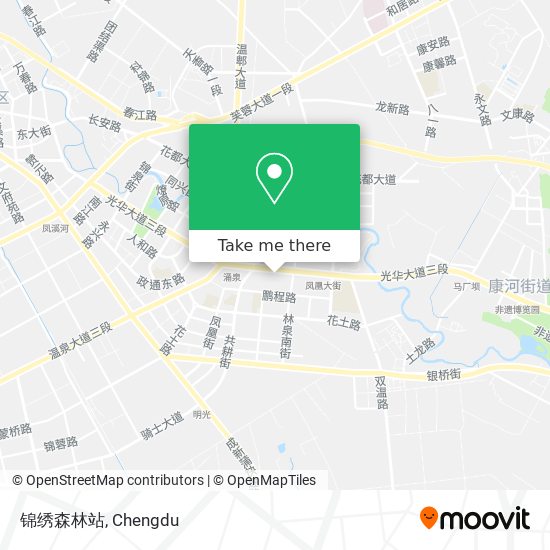 锦绣森林站 map