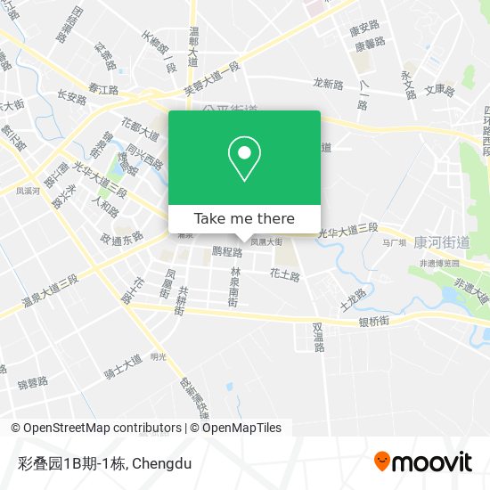 彩叠园1B期-1栋 map