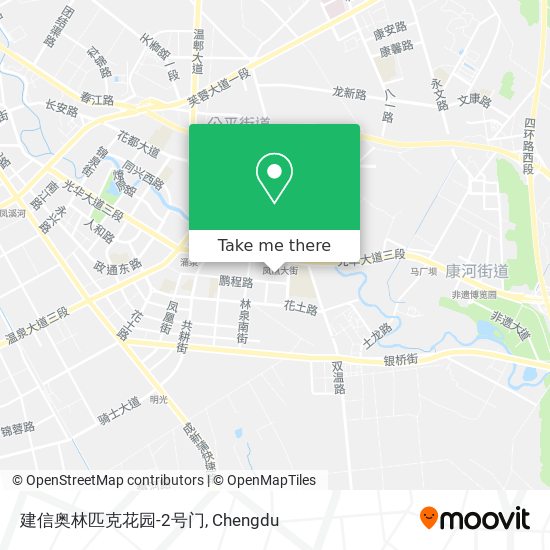 建信奥林匹克花园-2号门 map