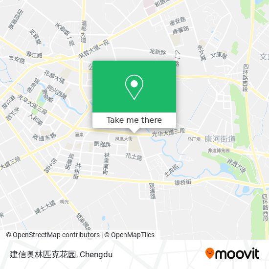 建信奥林匹克花园 map