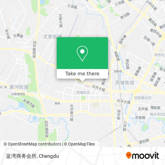 蓝湾商务会所 map