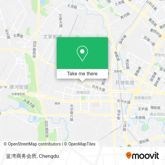 蓝湾商务会所 map