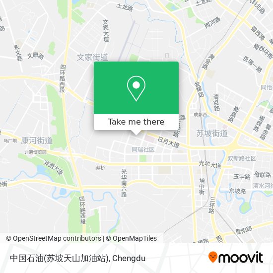 中国石油(苏坡天山加油站) map