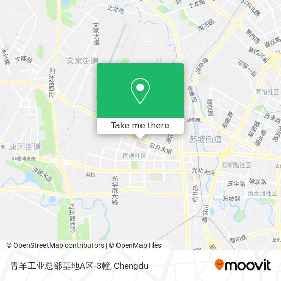 青羊工业总部基地A区-3幢 map