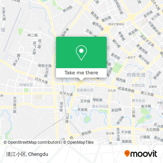 清江小区 map