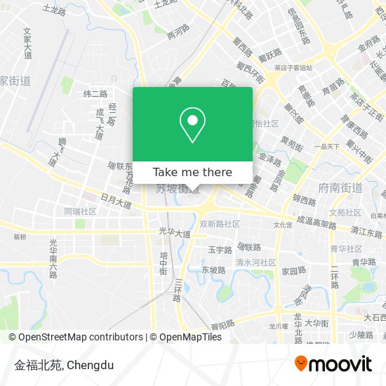 金福北苑 map