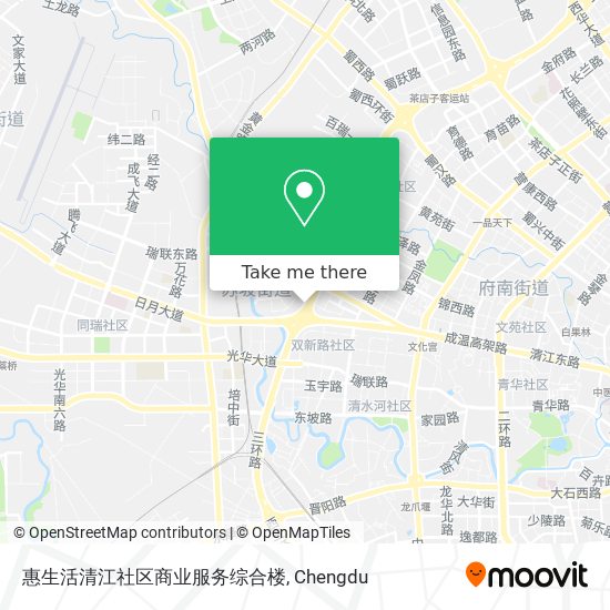 惠生活清江社区商业服务综合楼 map