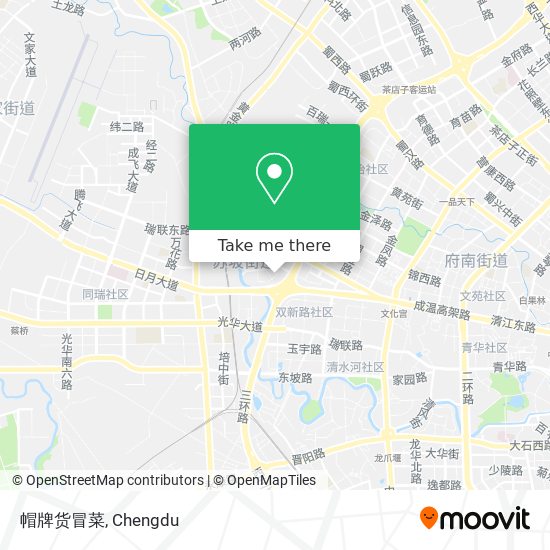 帽牌货冒菜 map