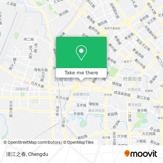 清江之春 map
