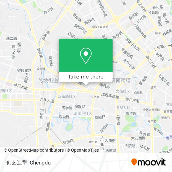 创艺造型 map