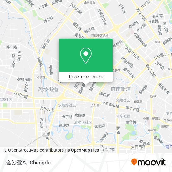 金沙鹭岛 map