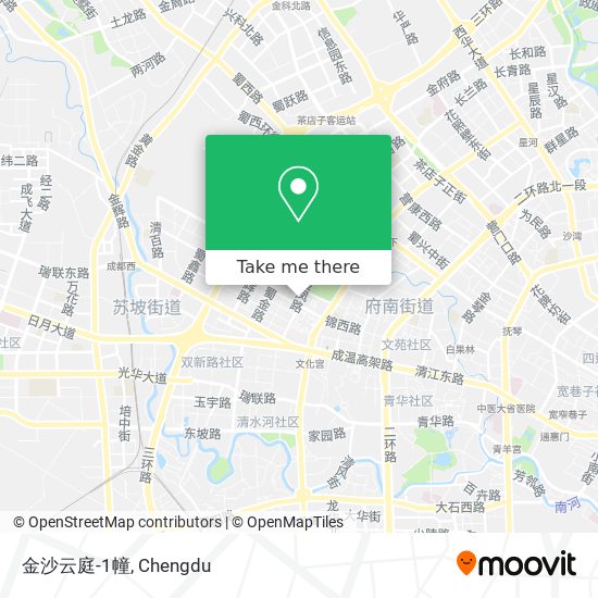 金沙云庭-1幢 map