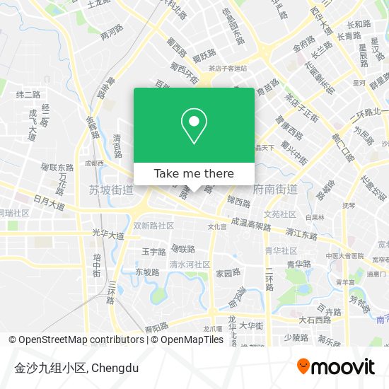 金沙九组小区 map
